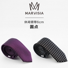 MARVISIA休闲领带6CM圆点（每箱24条）